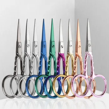 1Pcs 9.3cm Mini Vintage Scissors Extra Small Stainless Steel Embroidery Scissor Mustache Trimming Portable Shears Men Beard 
1Pcs 9.3cm Mini Vintage Scissors Extra Small Stainless Steel Embroidery Scissor Mustache Trimming Portable Shears Men Beard