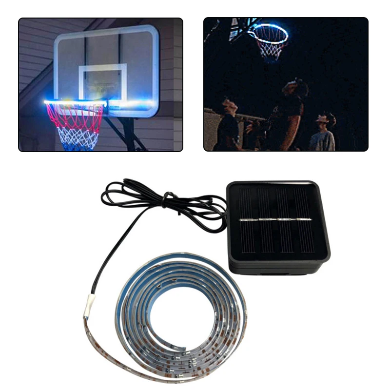 Basketball Hoop Light Lamp Hoop Light LED LED Basket Hoop Solar Basketball Rim Playing At Night Shooting Accessories Attachment
Basketball Hoop Light Lamp Hoop Light LED LED Basket Hoop Solar Basketball Rim Playing At Night Shooting Accessories Attachment