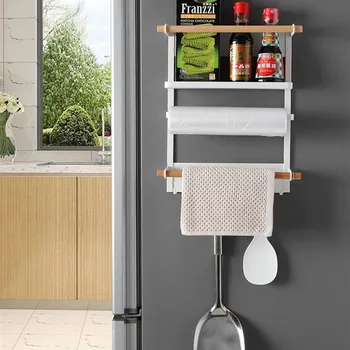 Japanese refrigerator side rack suction wall type magnetic rack multifunctional kitchen refrigerator rack storage rack
Japanese refrigerator side rack suction wall type magnetic rack multifunctional kitchen refrigerator rack storage rack