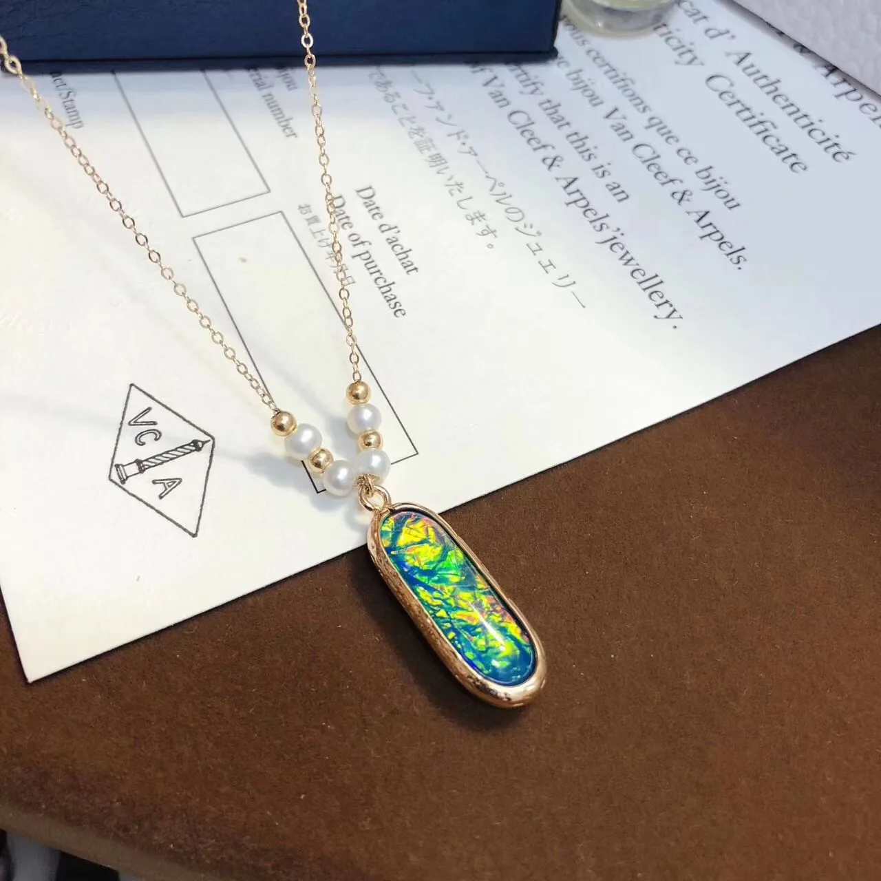 Butterfly Home Qrxs33c33aji 14k zhu jin Colorful Opal Texture Covered Edge Necklace 3-4 near round Glare Pearl
Butterfly Home Qrxs33c33aji 14k zhu jin Colorful Opal Texture Covered Edge Necklace 3-4 near round Glare Pearl