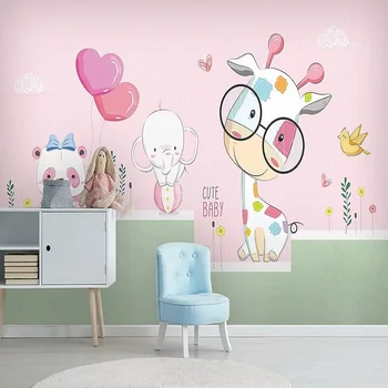 Custom large mural 3D wallpaper Cartoon cute baby deer baby elephant bedroom mural TV back wall decor deep 5D embossed
Custom large mural 3D wallpaper Cartoon cute baby deer baby elephant bedroom mural TV back wall decor deep 5D embossed