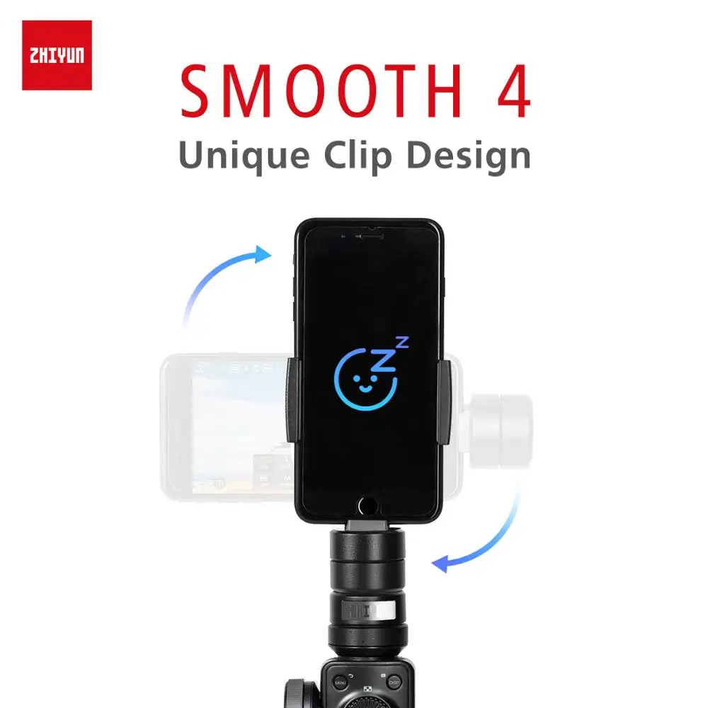 ZHIYUN Smooth 4 Ручной Стабилизатор официальный 3 осевой стабилизатор для экшн камер