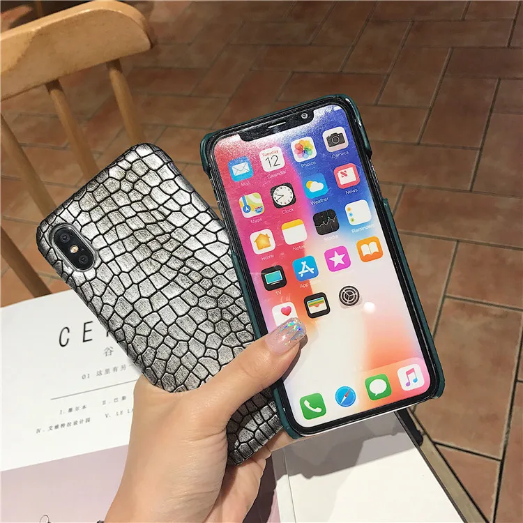 Crocodile Leather Mobile Phone Shell Drop-Resistant Protective Case Case for Apple iPhone 8 Case for iPhone Xs Case
Crocodile Leather Mobile Phone Shell Drop-Resistant Protective Case Case for Apple iPhone 8 Case for iPhone Xs Case