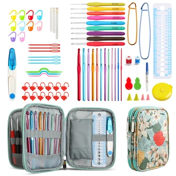 Crochet Hook Set Soft Handle Knit Weaving Sweaters Accessories with Storage Case Supplies Needles Hook DIY Knitting Kit
Crochet Hook Set Soft Handle Knit Weaving Sweaters Accessories with Storage Case Supplies Needles Hook DIY Knitting Kit