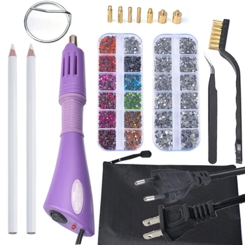 Hotfix Applicator Tool Kit DIY Hot Fix Rhinestones with 7 Tips Support Stand Tweezers Cleaning Brush Wax Pencils Kit
Hotfix Applicator Tool Kit DIY Hot Fix Rhinestones with 7 Tips Support Stand Tweezers Cleaning Brush Wax Pencils Kit