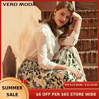 Vero Moda Women's V-neckline Multi-tiered Ruffled Buckle-through Shirt | 319231561
Vero Moda Women's V-neckline Multi-tiered Ruffled Buckle-through Shirt | 319231561