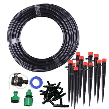 25m DIY Drip Irrigation System Garden Automatic Watering Garden Hose Micro Drip Watering Kit with Adjustable Drippers
25m DIY Drip Irrigation System Garden Automatic Watering Garden Hose Micro Drip Watering Kit with Adjustable Drippers