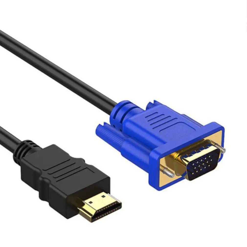 1,8 м HDMI-совместимый кабель для VGA 1080P HD с аудиоадаптером Кабель HDMI-совместимый с кабелем VGA
1,8 м HDMI-совместимый кабель для VGA 1080P HD с аудиоадаптером Кабель HDMI-совместимый с кабелем VGA