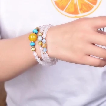 Wholesale White Natural Crystal Bracelets 6mm Round Beads With Color Crystal Charm Bracelet For Women Crystal Jewelry
Wholesale White Natural Crystal Bracelets 6mm Round Beads With Color Crystal Charm Bracelet For Women Crystal Jewelry