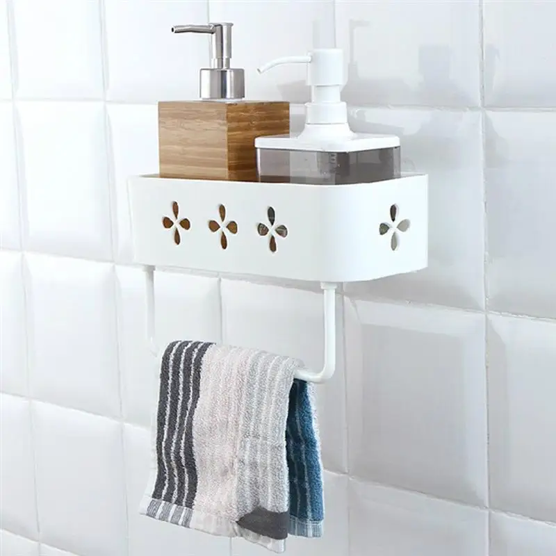 1 PC Wall Mounted Storage Shelf Basket Punch Free Towel Hanging Rack Shower Organizer Kitchen Bathroom Storage (Random Color)
1 PC Wall Mounted Storage Shelf Basket Punch Free Towel Hanging Rack Shower Organizer Kitchen Bathroom Storage (Random Color)