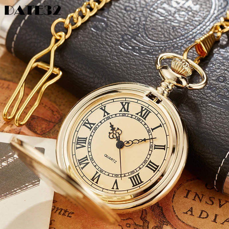 Antique Pendant Quartz Pocket Watch Male Luxury Roman Numerals Dial Quality Steampunk Fob Chain Clock for Men Women Collection
Antique Pendant Quartz Pocket Watch Male Luxury Roman Numerals Dial Quality Steampunk Fob Chain Clock for Men Women Collection