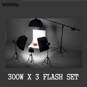 Photo Studio 3 X 300W Flash Set with Shooting Table Softbox Light Stand Kit For Product Photography Equipment CD50 T10 
Photo Studio 3 X 300W Flash Set with Shooting Table Softbox Light Stand Kit For Product Photography Equipment CD50 T10