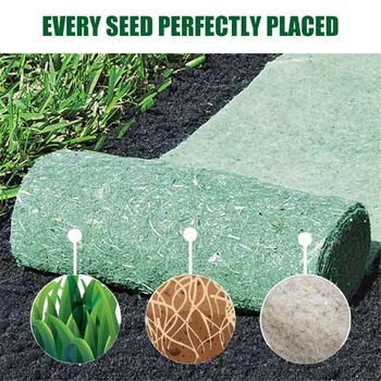 1M/3M/10M * 0.2M Biodegradable Grass Seed Mat Seed Starter Mat Grass Seed Starter Carpet Mat Garden Supplies Lawns Dog Patches
1M/3M/10M * 0.2M Biodegradable Grass Seed Mat Seed Starter Mat Grass Seed Starter Carpet Mat Garden Supplies Lawns Dog Patches