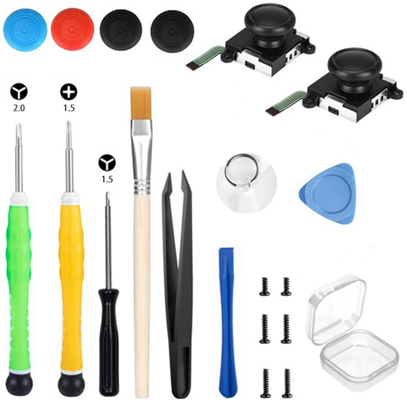 3D Analog Gamepad Thumb Stick for Nintend Switch NS Joy Con Joystic Sensor Module Repair Tool for JoyCon Replacement Repair Part
3D Analog Gamepad Thumb Stick for Nintend Switch NS Joy Con Joystic Sensor Module Repair Tool for JoyCon Replacement Repair Part