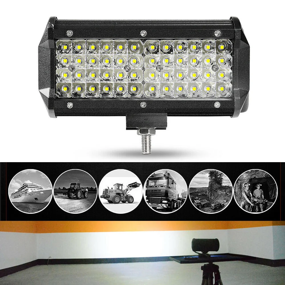 7inch 6063 Aircraft Aluminum Extruded ShellLED Light Bar Spot Work Driving Lamp Fog Off-road 4WD Truck ATV SUV Boat
7inch 6063 Aircraft Aluminum Extruded ShellLED Light Bar Spot Work Driving Lamp Fog Off-road 4WD Truck ATV SUV Boat