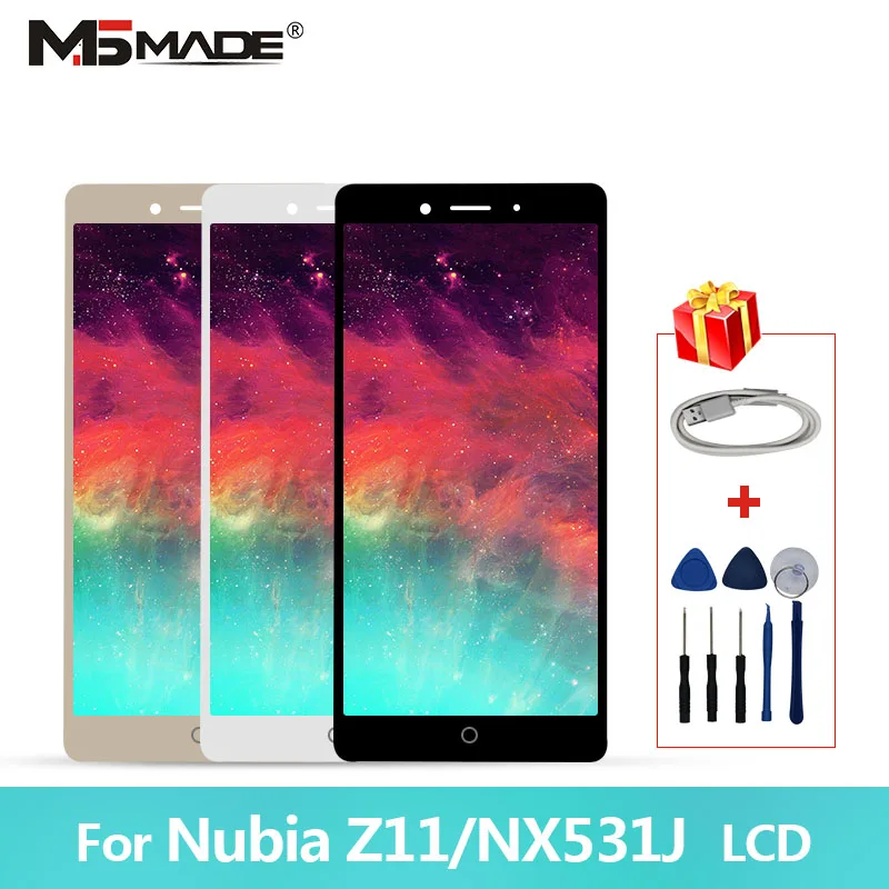 Original For ZTE Nubia Z11 NX531J LCD Display Touch Screen Digitizer With Frame For Nubia Z11 Display Mobile Panel Sensor
Original For ZTE Nubia Z11 NX531J LCD Display Touch Screen Digitizer With Frame For Nubia Z11 Display Mobile Panel Sensor