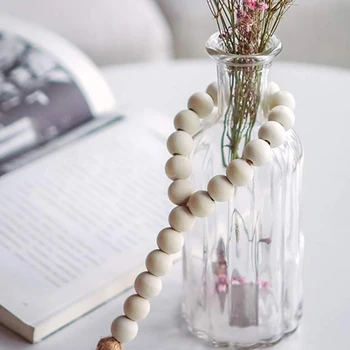 Tassle Farmhouse Beads Natural Wood Bead Garland Kids Baby Nursery Room Decor Rustic Wedding Vase Ornament
Tassle Farmhouse Beads Natural Wood Bead Garland Kids Baby Nursery Room Decor Rustic Wedding Vase Ornament