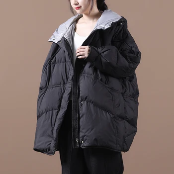 Loose Oversize Cotton Polkas Women Coats Winter New Hooded Solid Thicken Warm Female Outwears Tops
Loose Oversize Cotton Polkas Women Coats Winter New Hooded Solid Thicken Warm Female Outwears Tops