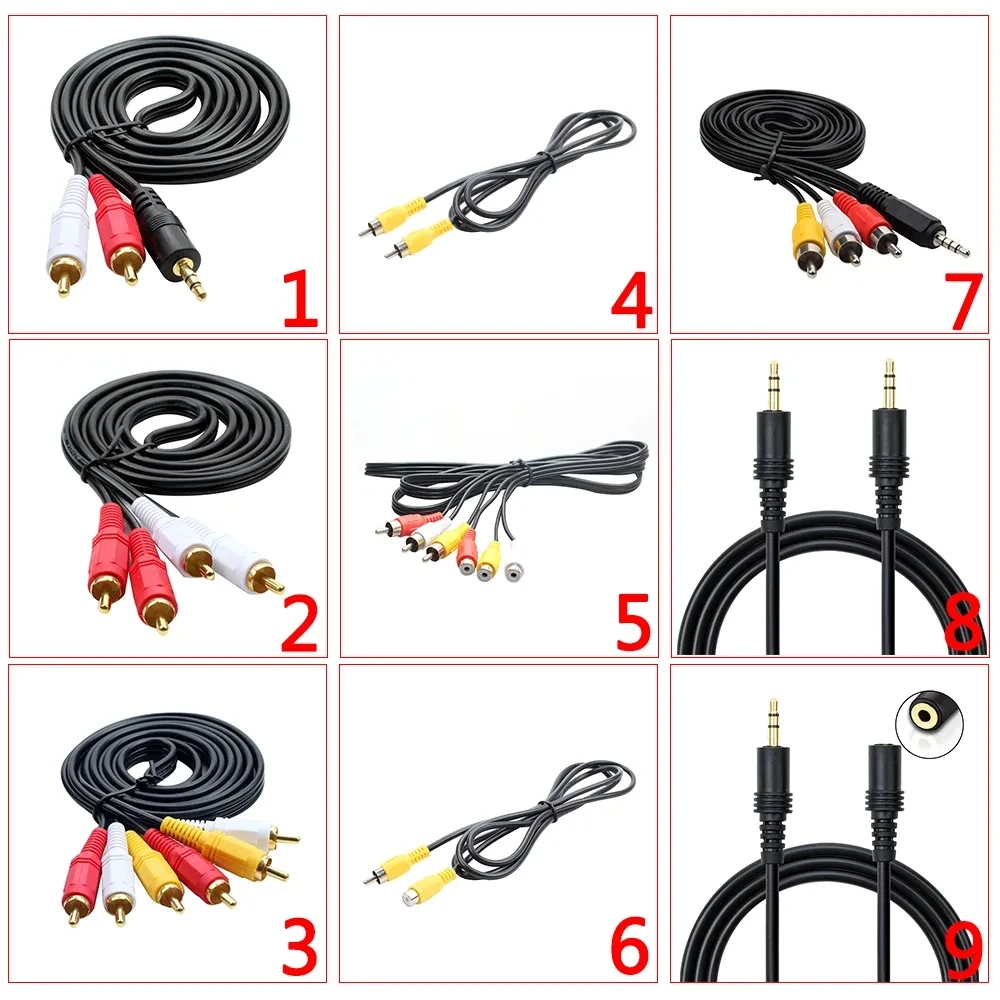 3Lotus audio cable 2RCA audio cable 3.5mm/ coaxial revolution male audio cable extension audio and video composite cable
3Lotus audio cable 2RCA audio cable 3.5mm/ coaxial revolution male audio cable extension audio and video composite cable