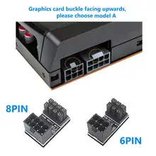 Stable Performance Easy Installation Graphics Card 8Pin 6Pin 180 Degree Angled Adapter for PC
Stable Performance Easy Installation Graphics Card 8Pin 6Pin 180 Degree Angled Adapter for PC