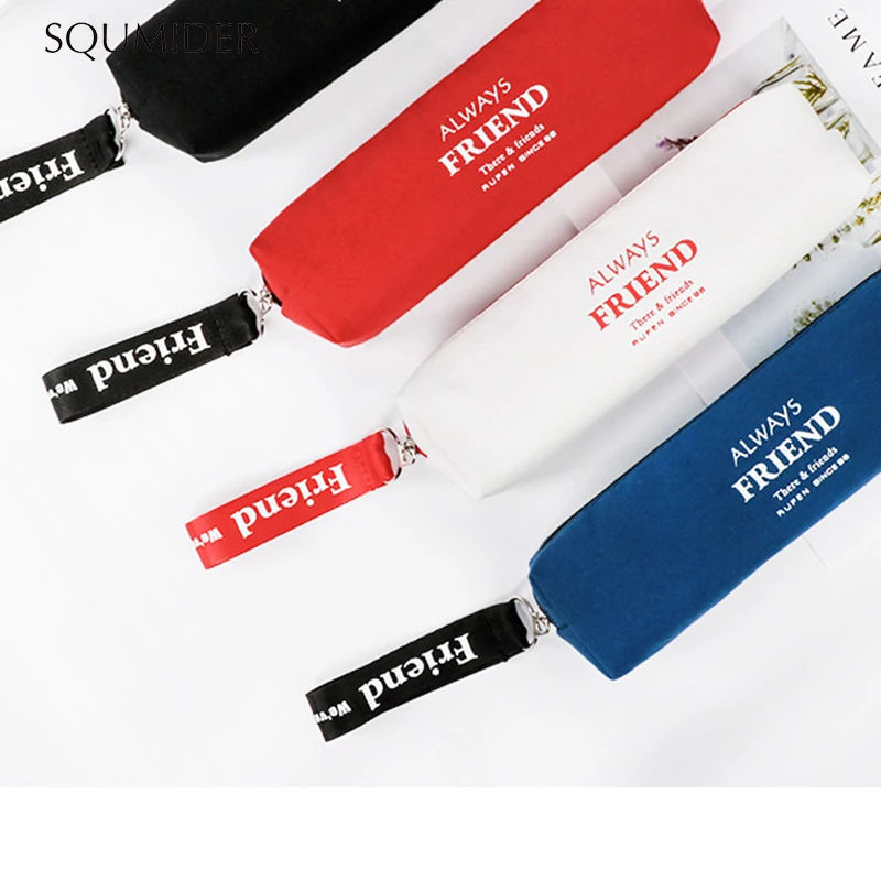 SQUMIDER creative canvas pencil case simple style zipper storage box boys and girls learning large capacity stationery
SQUMIDER creative canvas pencil case simple style zipper storage box boys and girls learning large capacity stationery