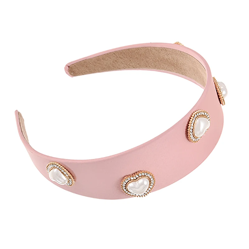 ZHINI New Simple Handmade Headbands for Women Korean Heart Imitation Pearls Hair Band Hair Accessories Wedding Jewelry 2021
ZHINI New Simple Handmade Headbands for Women Korean Heart Imitation Pearls Hair Band Hair Accessories Wedding Jewelry 2021