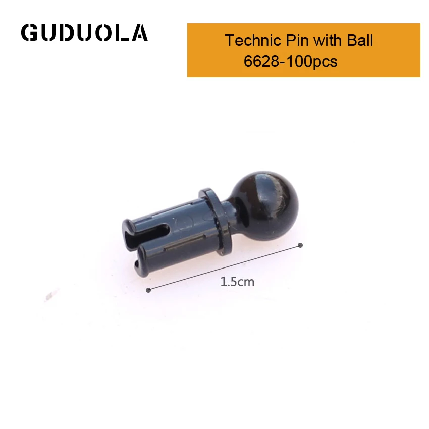 Technic Parts 6628 Technic Pin with Ball MOC Technic Pin/Axle Building Block Assembles Particles Toys 100pcs/lot
Technic Parts 6628 Technic Pin with Ball MOC Technic Pin/Axle Building Block Assembles Particles Toys 100pcs/lot