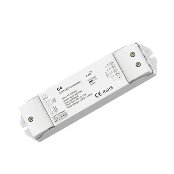 10pcs 4CH*350mA 4CH*700mA 12-48VDC Controller (Push Dim) C4 Dimming/color temperature/RGB/RGBW 4 in 1 Constant Current Contoller
10pcs 4CH*350mA 4CH*700mA 12-48VDC Controller (Push Dim) C4 Dimming/color temperature/RGB/RGBW 4 in 1 Constant Current Contoller
