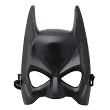 HOT Halloween maski na twarz kask Batman Cartoon pokaż czarny maska Masquerade maski imprezowe Batman twarz Cosplay maski(China)