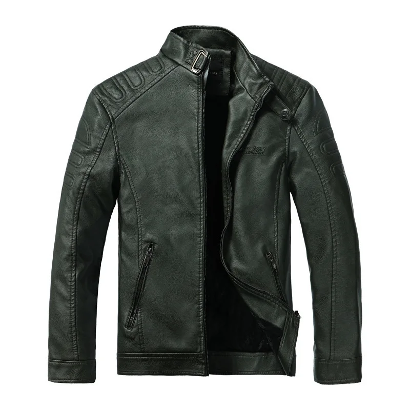 2019 New Style Large Size plus Velvet Leather Jacket PU Leather Coat Hot Selling Simple Stand Collar Men'S Wear
2019 New Style Large Size plus Velvet Leather Jacket PU Leather Coat Hot Selling Simple Stand Collar Men'S Wear