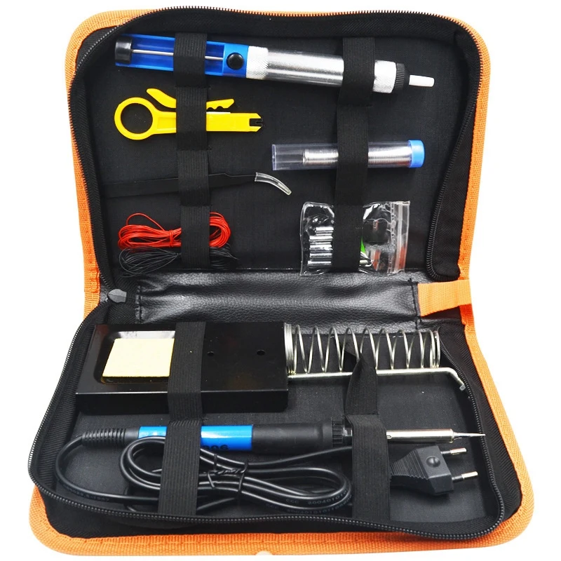 60W Adjustable Temperature Electric Iron Kit Backlight Digital Multimeter Welding Assistant Kit Welding Repair Tool US Plug
60W Adjustable Temperature Electric Iron Kit Backlight Digital Multimeter Welding Assistant Kit Welding Repair Tool US Plug