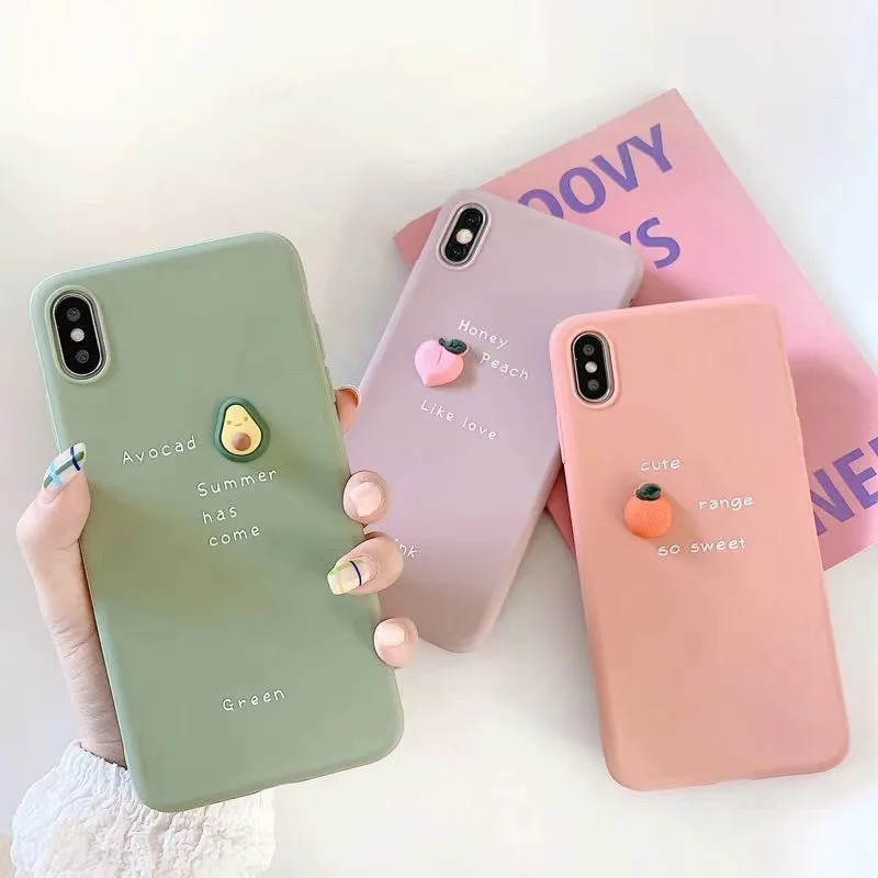 Solid Color 3D Mini Fruit Phone Cases Coque Capa For iPhone 6 6s 7 8 Plus X XS XR XSMAX Phone Case Soft Shell Protect Back Cover
Solid Color 3D Mini Fruit Phone Cases Coque Capa For iPhone 6 6s 7 8 Plus X XS XR XSMAX Phone Case Soft Shell Protect Back Cover