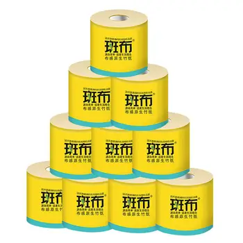 10 Rolls/pack Natural Toilet Roll Paper 3 Layers Home Kitchen Bathroom Toilet Roll Paper Bamboo Pulp Toilet Paper Tissue Rolls
10 Rolls/pack Natural Toilet Roll Paper 3 Layers Home Kitchen Bathroom Toilet Roll Paper Bamboo Pulp Toilet Paper Tissue Rolls