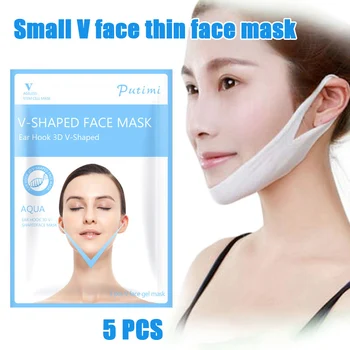 Wholesale 5Pcs Hydrogel Face Lift Mask Slimming V Chin Lifting Face Mask Bandage Tools M3
Wholesale 5Pcs Hydrogel Face Lift Mask Slimming V Chin Lifting Face Mask Bandage Tools M3
