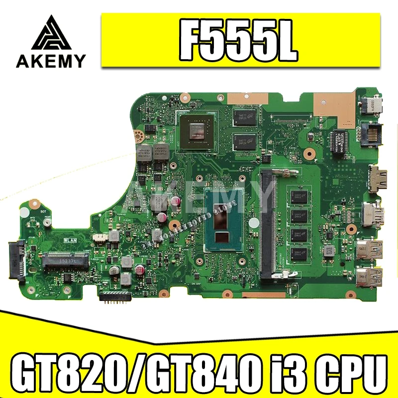 X555LD материнская плата для ноутбука For Asus F555L K555L A555L X555LN X555LP REV2.0/3 1/3 3 i3 4010 CPU 4G RAM