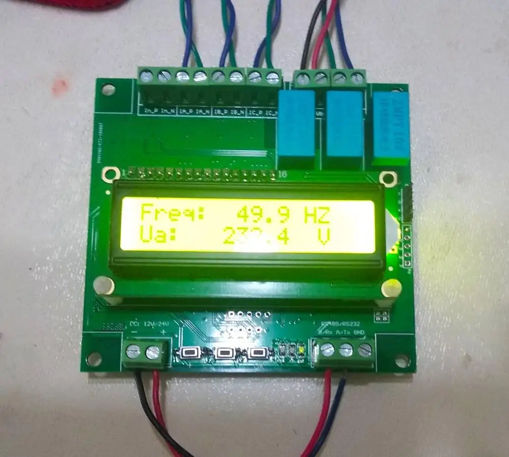ATT7022EU Three-phase Multifunctional Voltage and Current Power Instrument RS485, HT7036 Development Board
ATT7022EU Three-phase Multifunctional Voltage and Current Power Instrument RS485, HT7036 Development Board