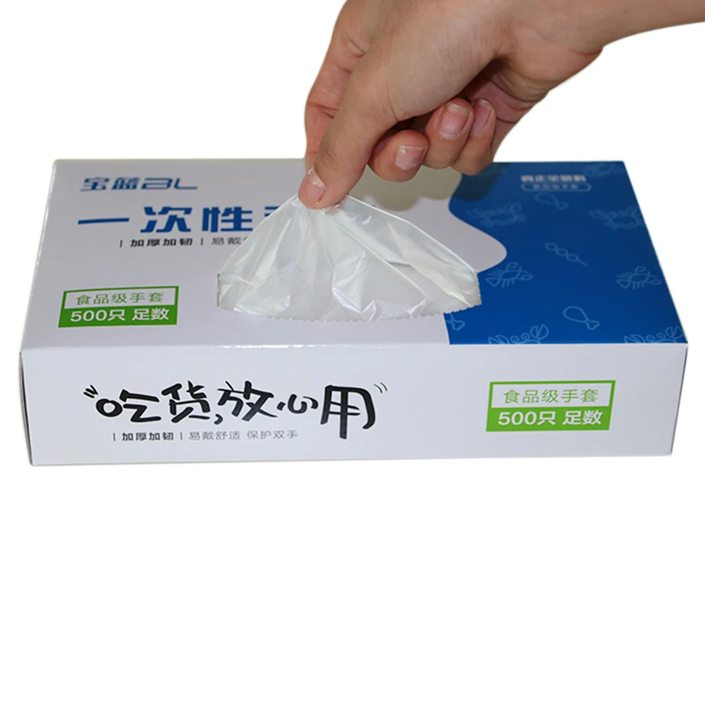 100/500 Pcs Box Disposable Vinyl Glove Multifunction Transparent Thin Waterproof For Housework Clean Kitchen Baking Gloves 
100/500 Pcs Box Disposable Vinyl Glove Multifunction Transparent Thin Waterproof For Housework Clean Kitchen Baking Gloves