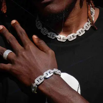 15.5mm Baguette cuban link chain 5A cubic zirconia iced out bling CZ hip hop men boy wide heavy chain necklace
15.5mm Baguette cuban link chain 5A cubic zirconia iced out bling CZ hip hop men boy wide heavy chain necklace