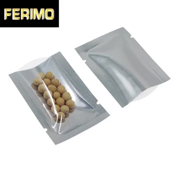 

18*26cm Aluminium Foil 200Pcs/ Lot Top Open Clear Poly Packing Bags Heat Seal Vacuum Pack Pouches Food Storage Packaging Bag