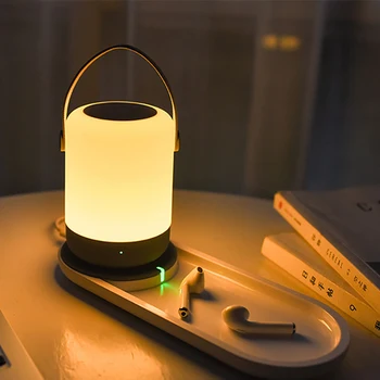 Zhiji Wireless Charger with Portable Rechargeable Touch Control Dimmable LED Night Light Set
Zhiji Wireless Charger with Portable Rechargeable Touch Control Dimmable LED Night Light Set