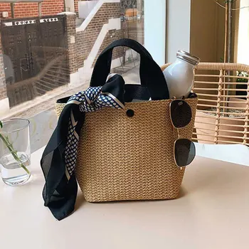 Southeast Asia New Ins Style Student Fashion Trend Summer Beach Holiday Picnic Hand Straw Rattan Woven Bag
Southeast Asia New Ins Style Student Fashion Trend Summer Beach Holiday Picnic Hand Straw Rattan Woven Bag