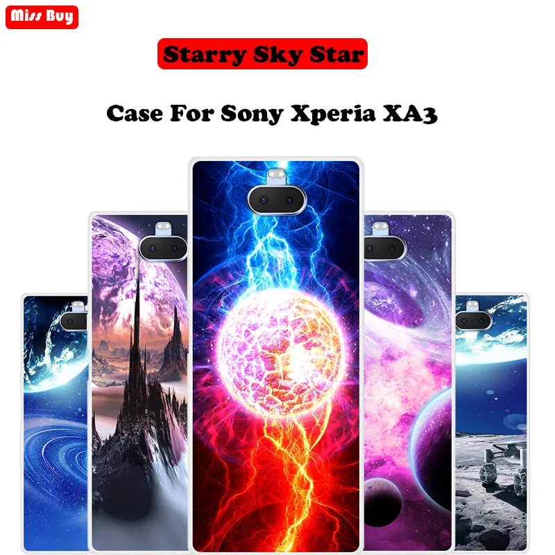 For Sony Xperia 10 / Xperia 10 Plus Case Silicone Soft Cover For Sony Xperia XA3 Ultra Fundas Slim Starry Sky Stars Planet Print
For Sony Xperia 10 / Xperia 10 Plus Case Silicone Soft Cover For Sony Xperia XA3 Ultra Fundas Slim Starry Sky Stars Planet Print