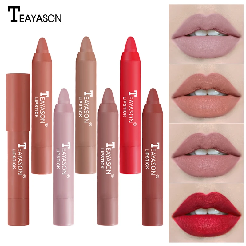 TEAYASON 12 Colors Velvet Matte Lipsticks Waterproof Long Lasting Sexy Makeup Lip Stick Tint Pen Non-Stick Cup Lip Glaze Batom
TEAYASON 12 Colors Velvet Matte Lipsticks Waterproof Long Lasting Sexy Makeup Lip Stick Tint Pen Non-Stick Cup Lip Glaze Batom