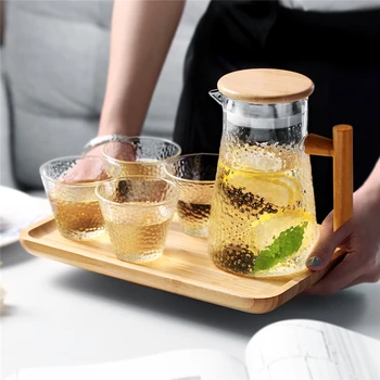 oneisall Water Pitcher Glass Kettle 950ml Resistant Transparent Teapot Coffee Juice Jug with Stainless Strainer Functional
oneisall Water Pitcher Glass Kettle 950ml Resistant Transparent Teapot Coffee Juice Jug with Stainless Strainer Functional