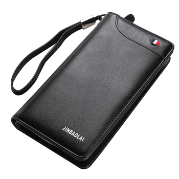JINBAOLAI Wallet Long Zipper Clutch Bag Multifunctional Men's Clutch Bag New Handbag Black
JINBAOLAI Wallet Long Zipper Clutch Bag Multifunctional Men's Clutch Bag New Handbag Black