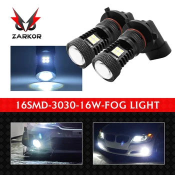 

Zarkor LED Fog Lamp 16SMD 3030 16W 6000K Car Fog Lights H1 H3 H4 H7 LED H11 9005 9006 HB3 HB4 1156 1157 3156 3157 7440 7443