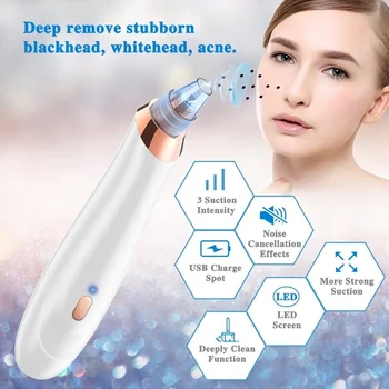FRESHME Deep Pore Cleaner Blackhead Remover Vacuum Acne Pimple Removal Skin Care Tool Brighten Skin Remove Black Dot Beauty Tool
FRESHME Deep Pore Cleaner Blackhead Remover Vacuum Acne Pimple Removal Skin Care Tool Brighten Skin Remove Black Dot Beauty Tool