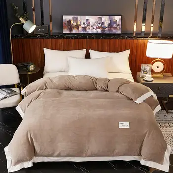 1Pc Home Flannel Quilt Cover Pillow Case Winter Bedding Sets Soft Warm Coral Fleece Duvet Cover Double King Bed Cover
1Pc Home Flannel Quilt Cover Pillow Case Winter Bedding Sets Soft Warm Coral Fleece Duvet Cover Double King Bed Cover