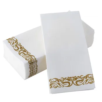 Party Paper Napkin Towels Disposable Linen Texture Paper Towel Bronzing 50PCS/Pack Party Napkin M#12 
Party Paper Napkin Towels Disposable Linen Texture Paper Towel Bronzing 50PCS/Pack Party Napkin M#12