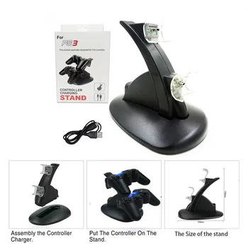 For PlayStation 3 Controller Charger 2 in 1 Dual Charging USB Charge Dock Stand Charger For PS3 Controle Gamepad Accessories
For PlayStation 3 Controller Charger 2 in 1 Dual Charging USB Charge Dock Stand Charger For PS3 Controle Gamepad Accessories